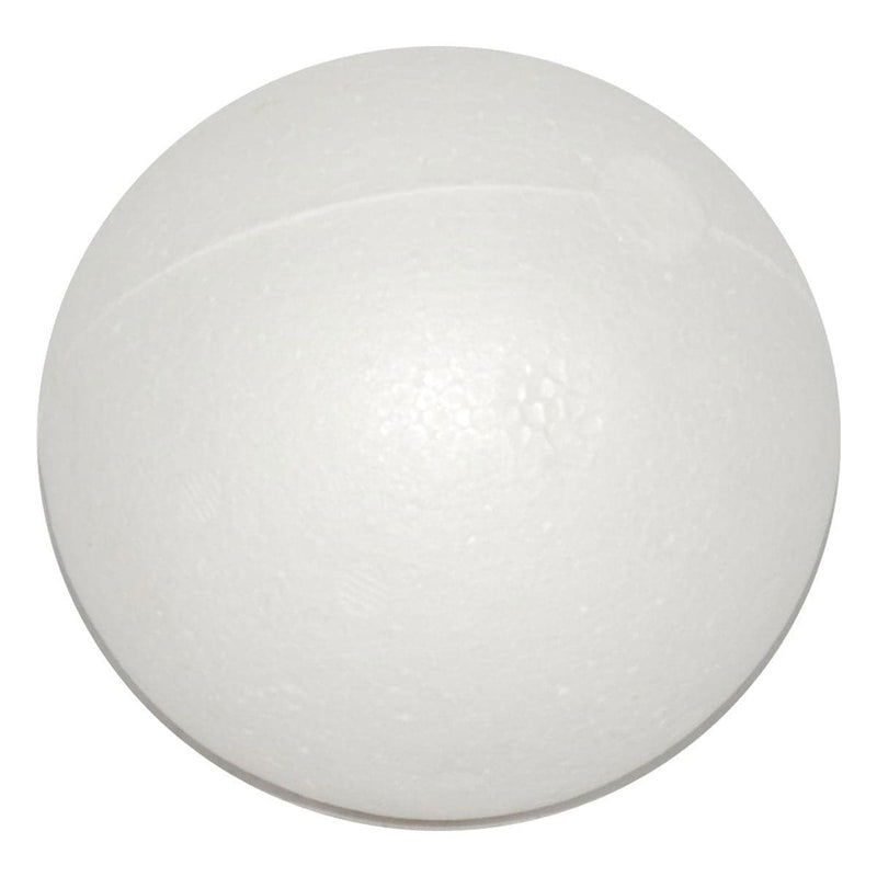 Antique White Carnival Polyfoam Ball 100mm Polystyrene
