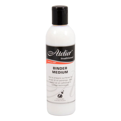 Antique White Atelier Binder 250mL Medium Acrylic Paints