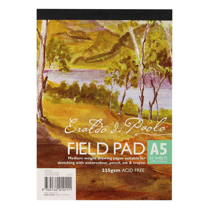 Goldenrod Eraldo di Paolo A5 Field Pad 225gsm - 25 Sheets Field Pads
