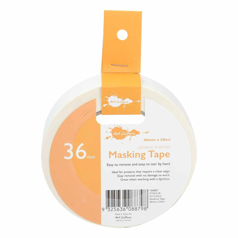 Sandy Brown Art Culture Masking Tape 36mm x 50m Tapes