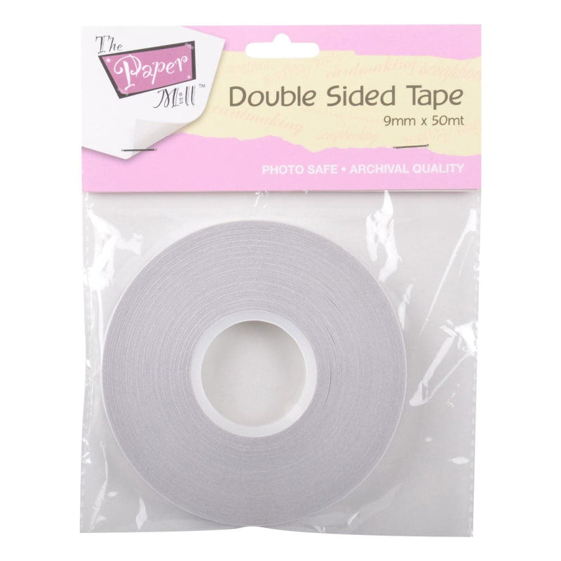 Gray The Paper Mill Double Sided Tape 9mm x 50m Tapes