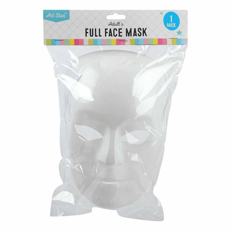 Gray Art Star Adult Full Face Mask Masks