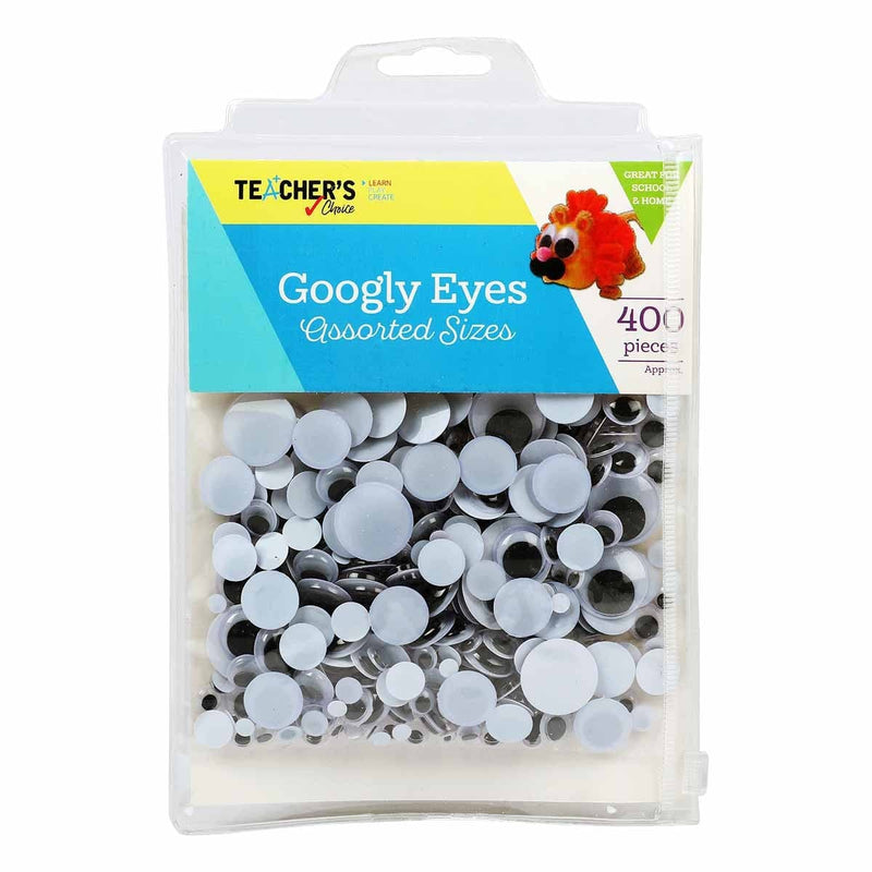 Dodger Blue Teacher's Choice Googly Eyes Assorted Sizes 400 Pieces Googly Eyes