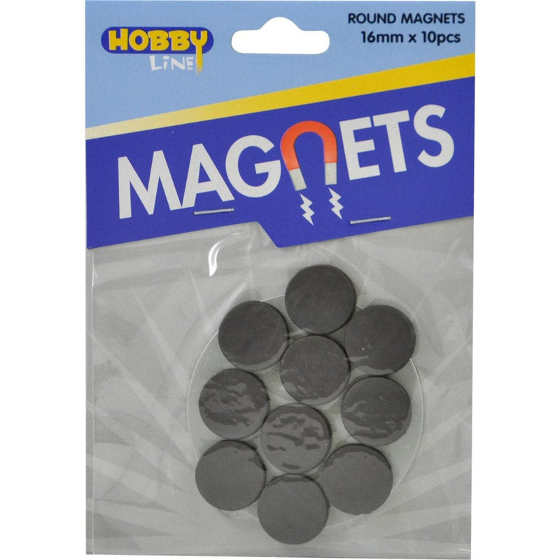 Dark Slate Blue Hobby Line Magnet 5/8in Round 10 Pieces Magnets