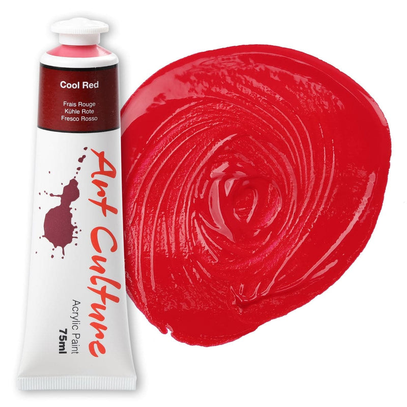 Firebrick Art Culture Students Acrylic Paint Cool Red 75ml Acrylic Paints