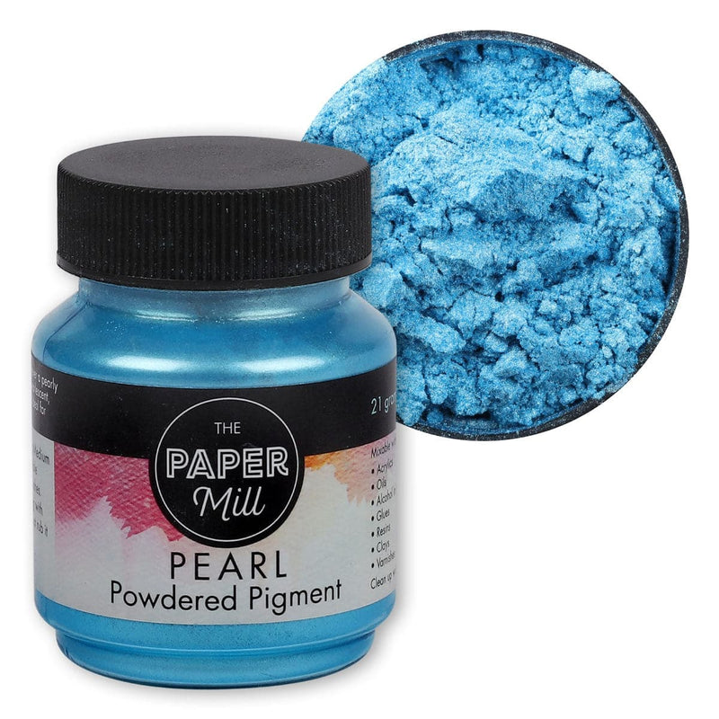 Cornflower Blue The Paper Mill Pearl Powdered Pigment Sky Blue 21g Pigments
