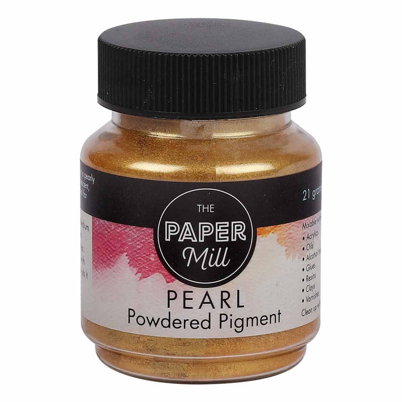 Sienna The Paper Mill Pearl Powdered Pigment Aztec Gold 21g Pigments