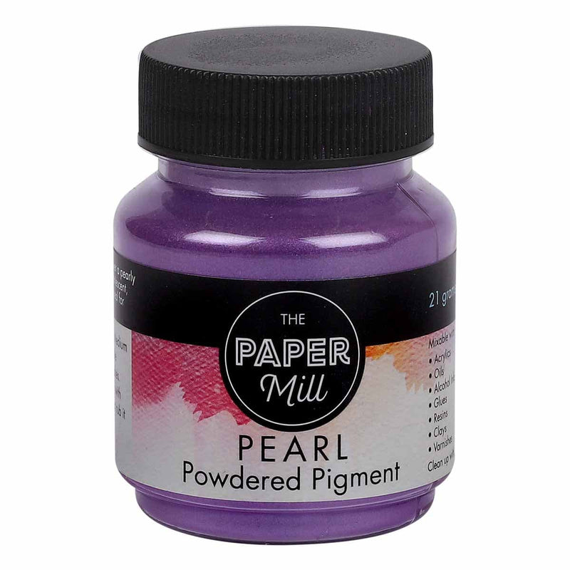 Dim Gray The Paper Mill Pearl Powdered Pigment Reflex Violet 21g Pigments