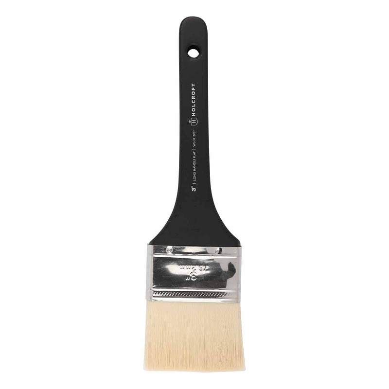 Dark Slate Gray Holcroft Long Handle Flat 3inch Black Brush Brushes