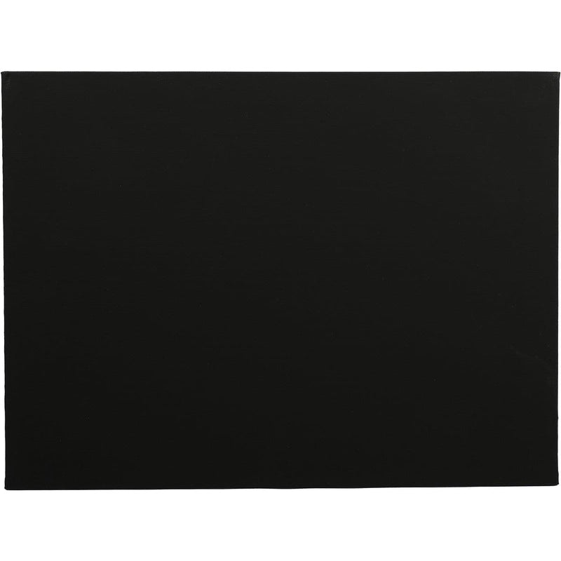 Black The Art Studio12 x 16 Inch Black Canvas Panel 30.48 x 40.64cm Canvas and Painting Surfaces