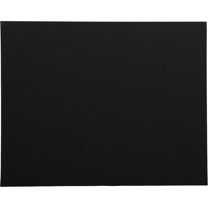 Black The Art Studio 16 x 20 Inch Black Canvas Panel 40.64cm x 50.8cm Canvas and Painting Surfaces