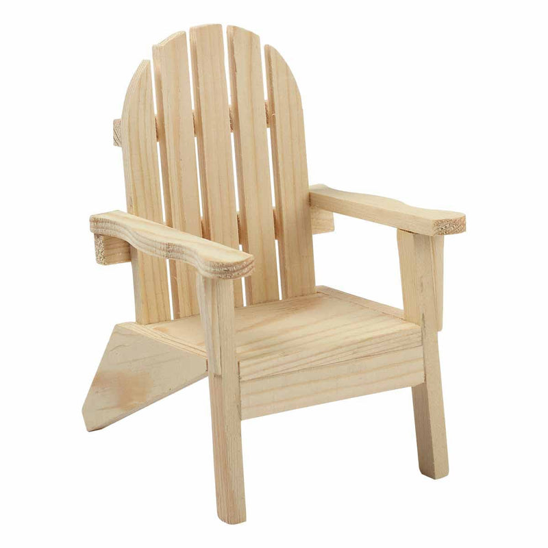 Tan Tim & Tess Mini Wooden Chair 9cm x 13cm x 14cm Kids Wood Craft