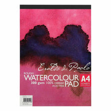 Dark Slate Gray Eraldo di Paolo A4 Rough Watercolour Pad 300gsm 10 Sheets Watercolour Pads