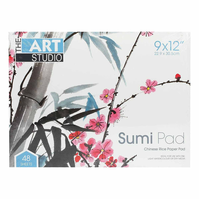 Lavender The Art Studio Sumi Pad Chinese Rice Paper Pad 22 x 30cm 48 Sheets Pads