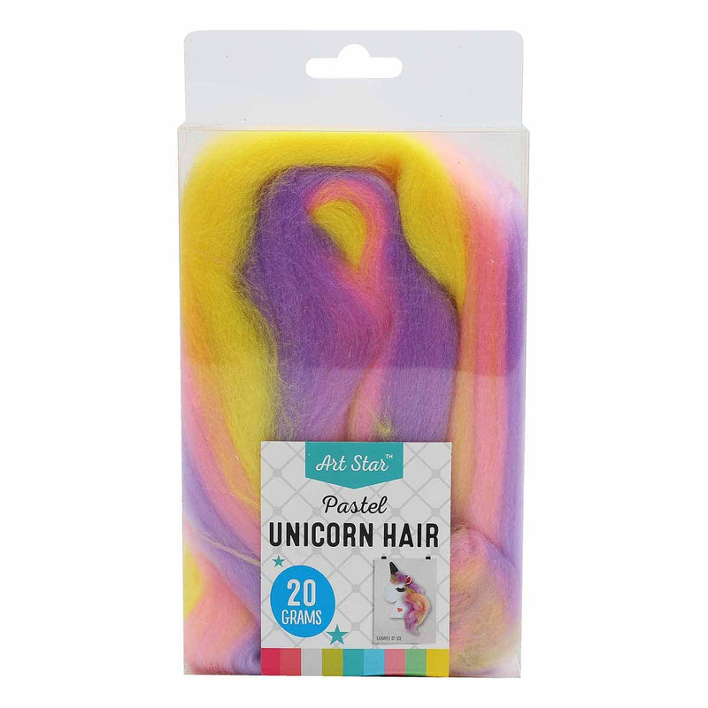 Dim Gray Art Star Unicorn Hair Pastel 20g Kids Craft Basics