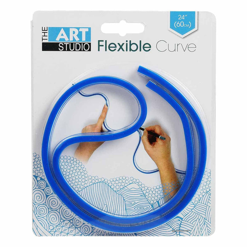 Royal Blue The Art Studio Flexible Curve 60cm Drawing Accessories