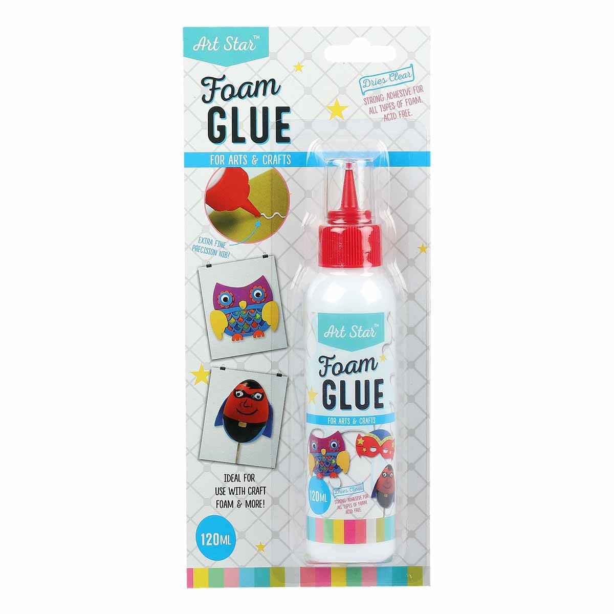 Firebrick Art Star Foam Glue 120ml Glues