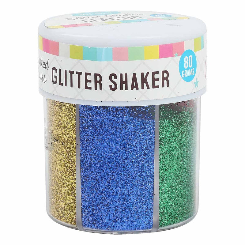 Steel Blue Art Star Assorted Glitter Shaker 80g Classic Glitter