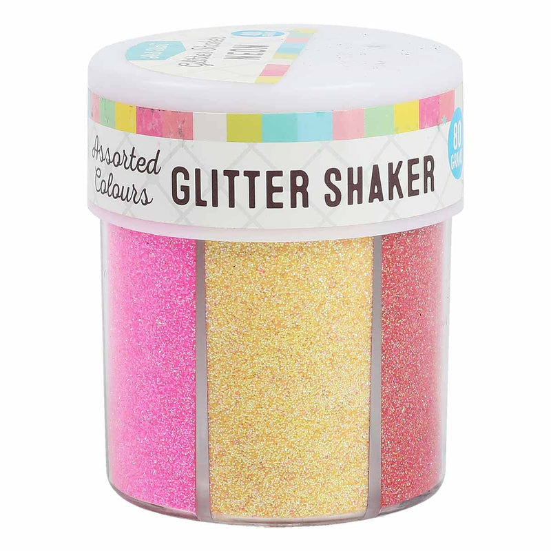 Tan Art Star Assorted Glitter Shaker 80g Neon Glitter