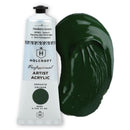 Black Holcroft Professional Acrylic Impasto Paint  Hookers Green S2 80ml Acrylic Paints