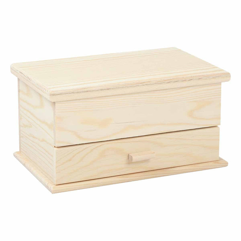 Bisque Urban Crafter Deluxe Jewellery Box with Removable Tray Boxes