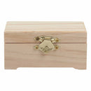 Rosy Brown Urban Crafter Pine Hinged Box 9 x 6 x 4cm Boxes
