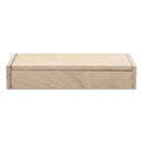 Tan Urban Crafter Paulownia Flip Top Box 18.5 x 10 x 3.5cm Boxes
