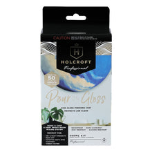 Steel Blue Holcroft Pour On Gloss Resin Art Varnish Kit 500ml Acrylic Paints