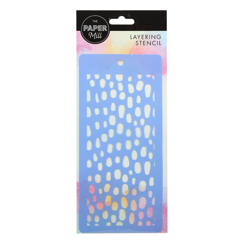 Light Sky Blue The Paper Mill Brushstrokes Layering Stencil Stencils And Templates