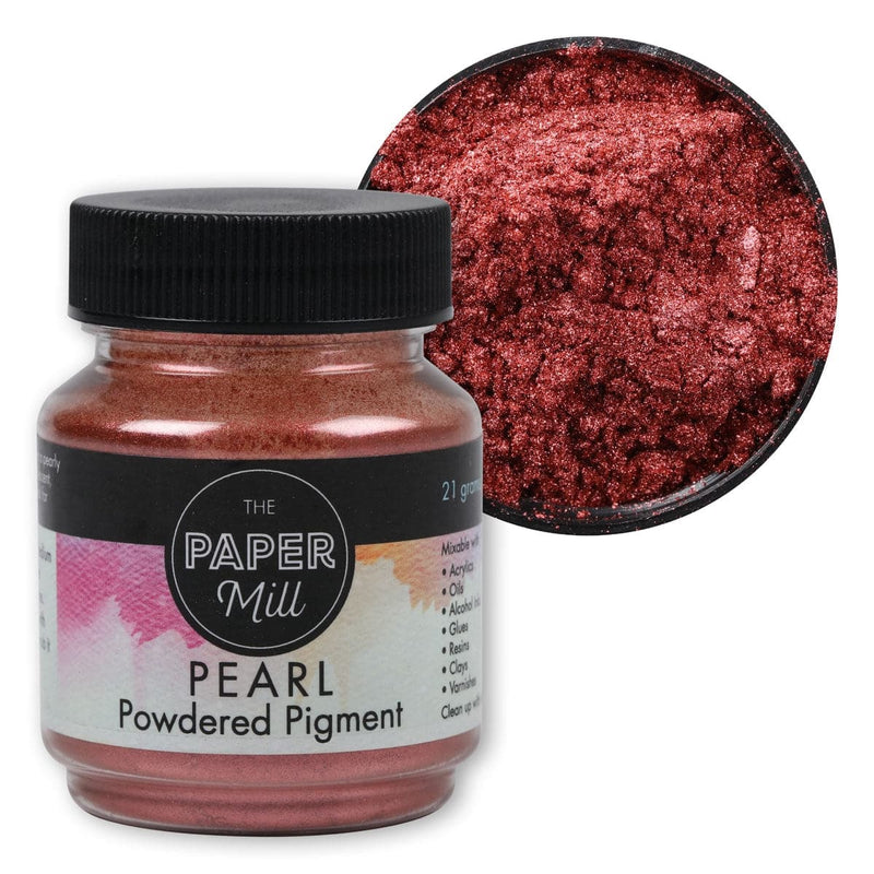 Brown The Paper Mill Pearl Powder Pigment 21g Metallic Russet Pigments