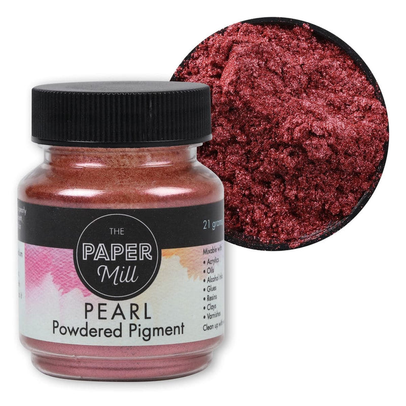 Saddle Brown The Paper Mill Pearl Powder Pigment 21g Metallic Rose Pigments