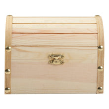 Tan Urban Crafter Pine Treasure Chest 16x10.8x12cm Wood Crafts