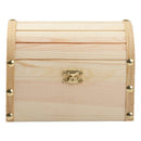 Tan Urban Crafter Pine Treasure Chest 16x10.8x12cm Wood Crafts