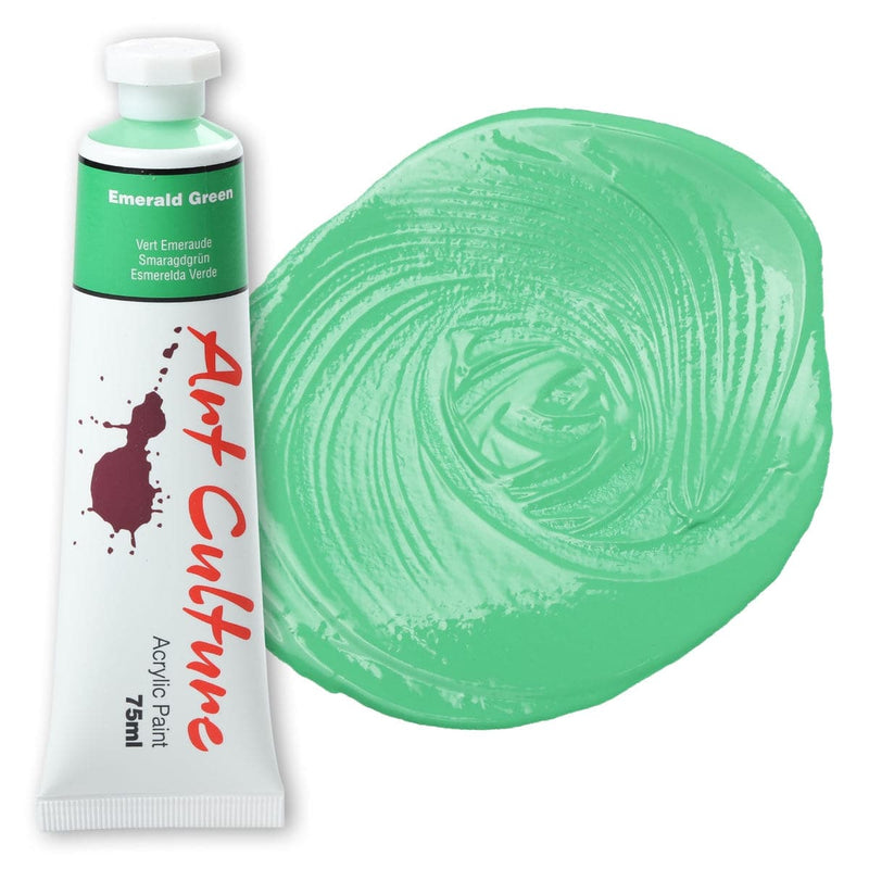 Medium Aquamarine Art Culture Acrylic Paint Emerald Green 75ml Acrylic Paints