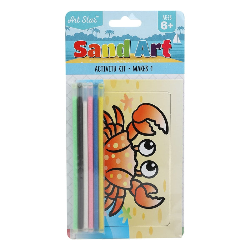 Tan Art Star Sand Art Small Activity Kit Assorted Designs Kids Craft Kits