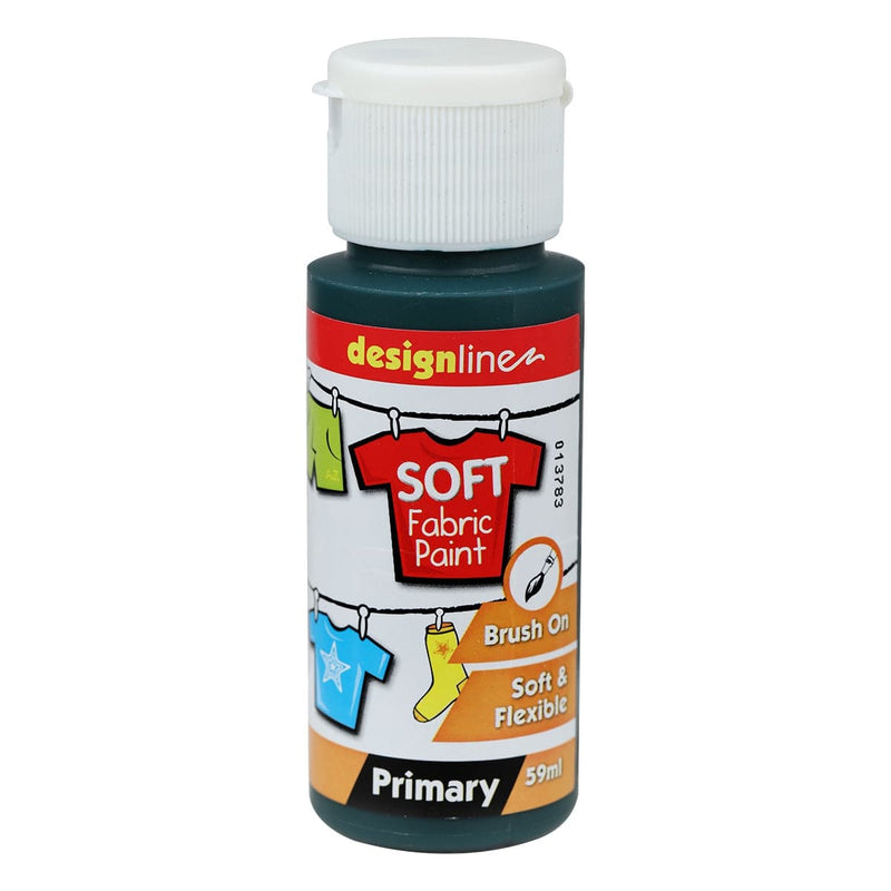 Firebrick Design Line Soft Fabric Paint Green 59ml Fabric Paints and Dyes