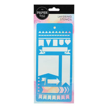 Dodger Blue The Paper Mill Layering Stencil Banners Stencils And Templates