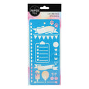 Dodger Blue The Paper Mill Layering Stencil Pop Sugar Stencils and Templates