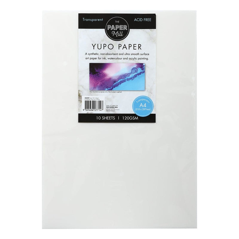 Lavender The Paper Mill A4 Transparent Synthetic Paper 120gsm 10 sheets Pads