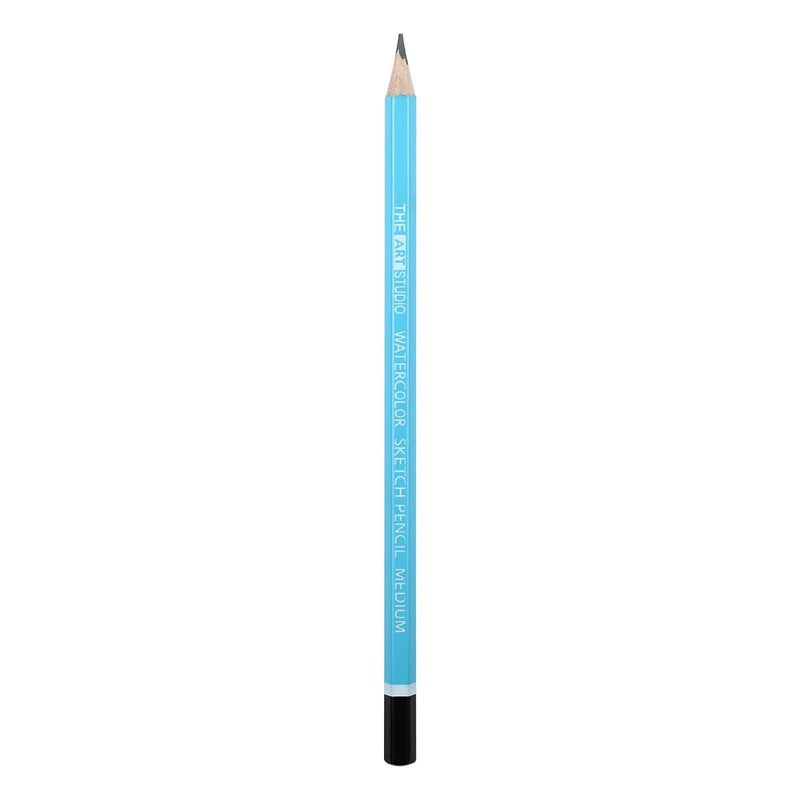 White The Art Studio Watercolour Sketch Pencil Grey Medium Pencils