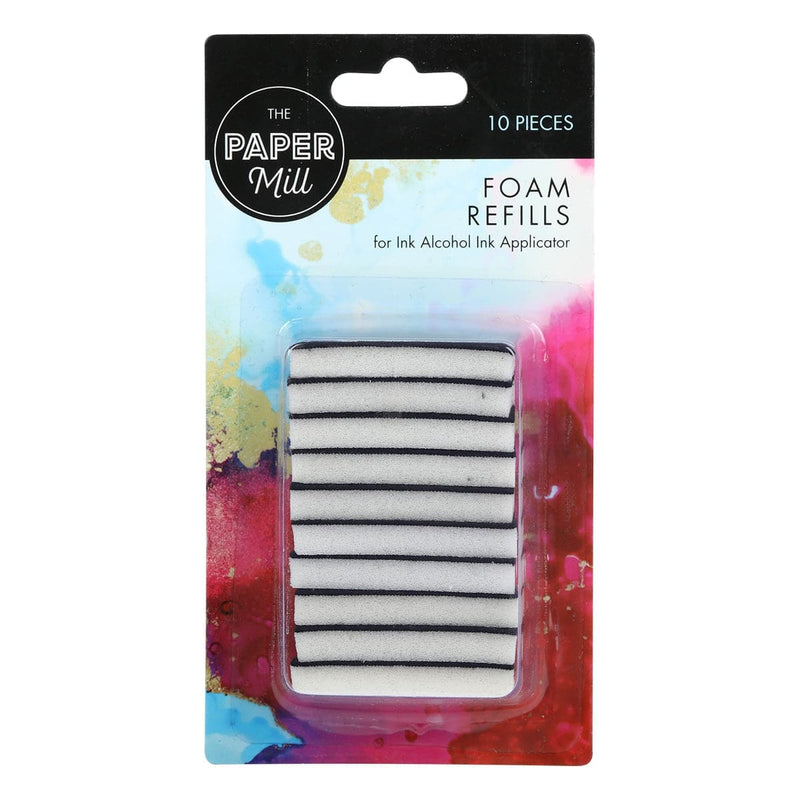 Gray The Paper Mill Foam Refills for Alcohol Ink Applicator 10 Pieces Alcohol Ink