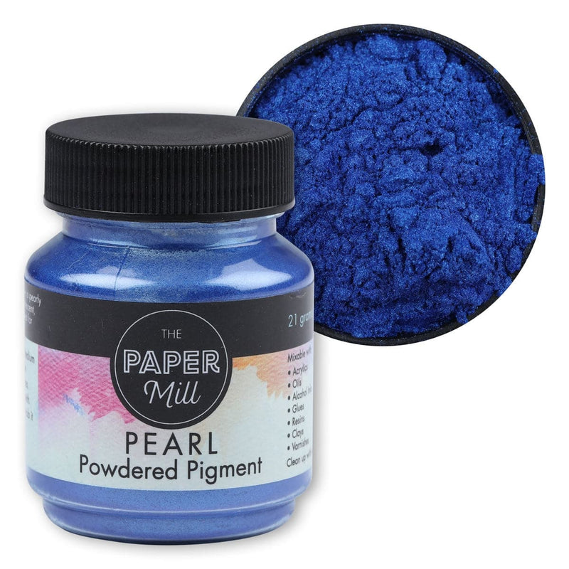 Midnight Blue The Paper Mill Pearl Powdered Pigment Ocean Blue 21g Pigments