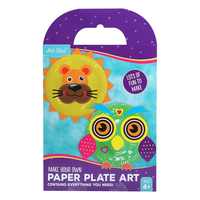 Goldenrod Art Star Make Your Own Paper Plate Art Kit Kids Craft Kits