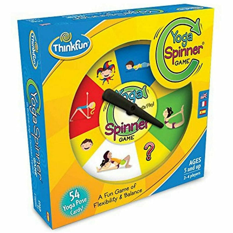 Dark Cyan ThinkFun - Yoga Spinner Game Kids Educational Games and Toys