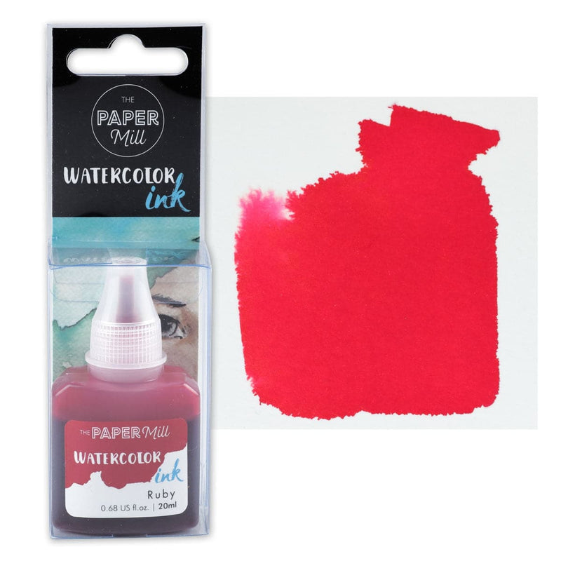 Tomato The Paper Mill Watercolour Ink Ruby 20ml Inks