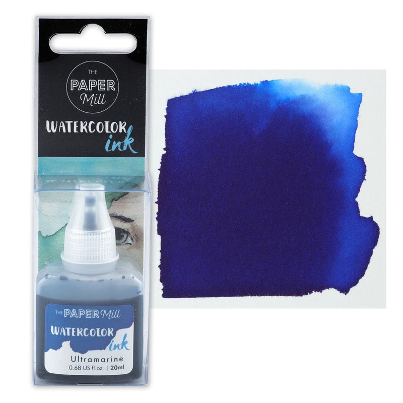 Midnight Blue The Paper Mill Watercolour Ink Ultramarine 20ml Inks