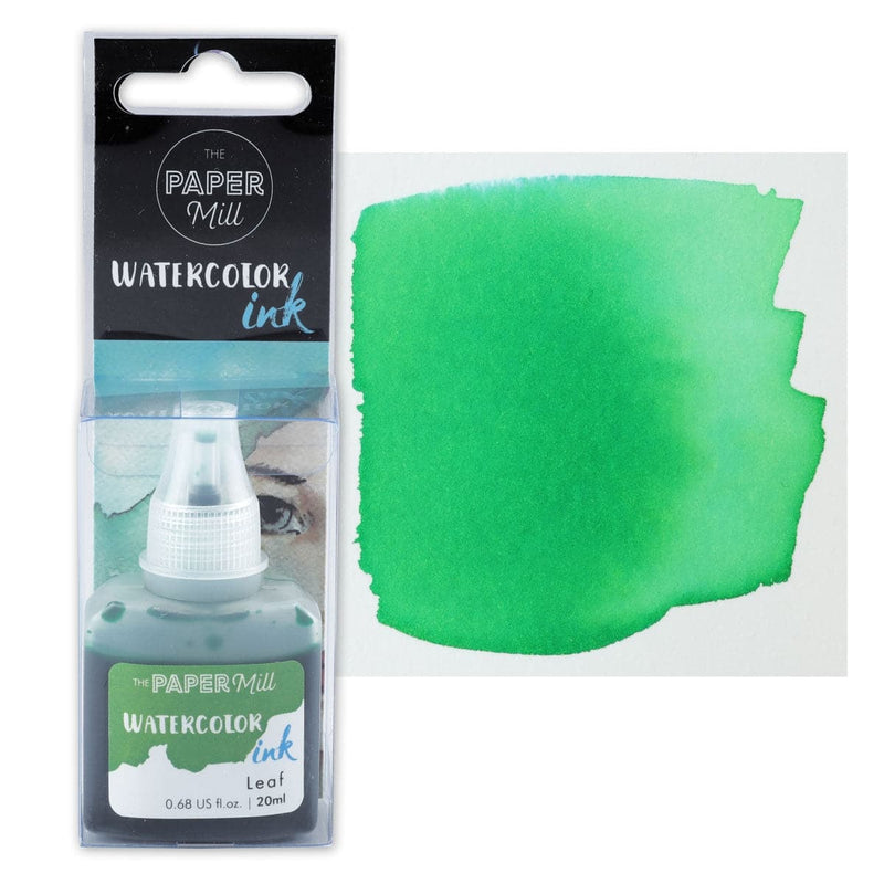 Medium Sea Green The Paper Mill Watercolour Ink Leaf 20ml Inks