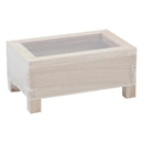 Gray Urban Crafter Raised Box with Opening Window Lid 15 x 10 x 7cm Boxes