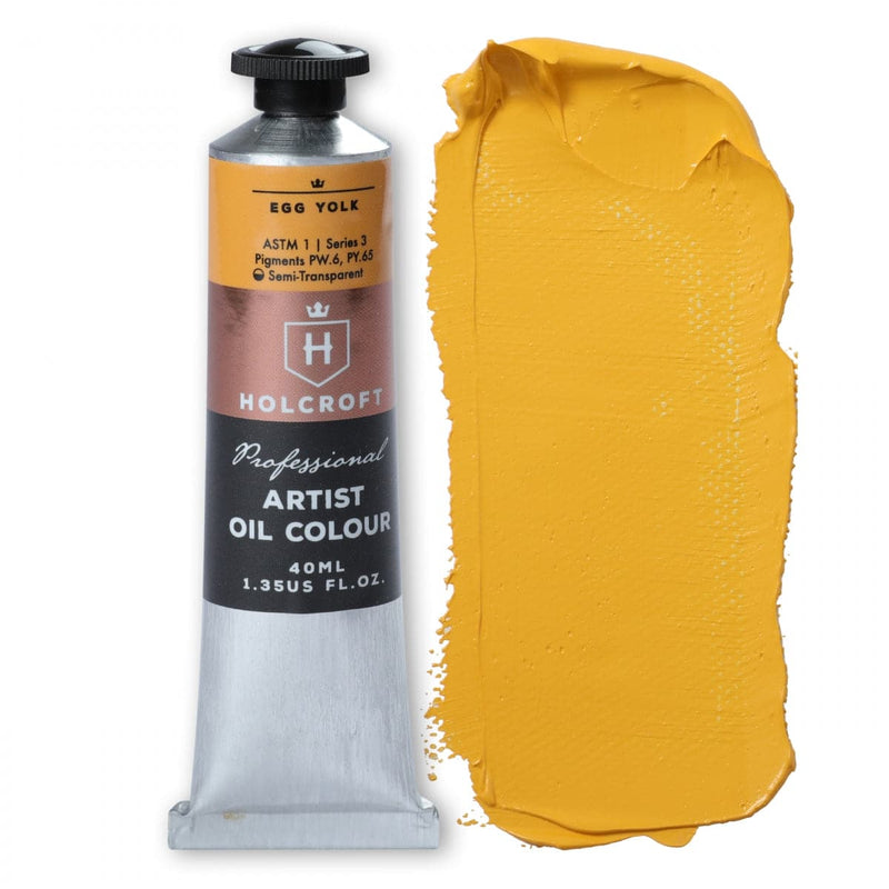 Goldenrod Holcroft Artist Oil Paint Egg Yolk S3 40ml Oil