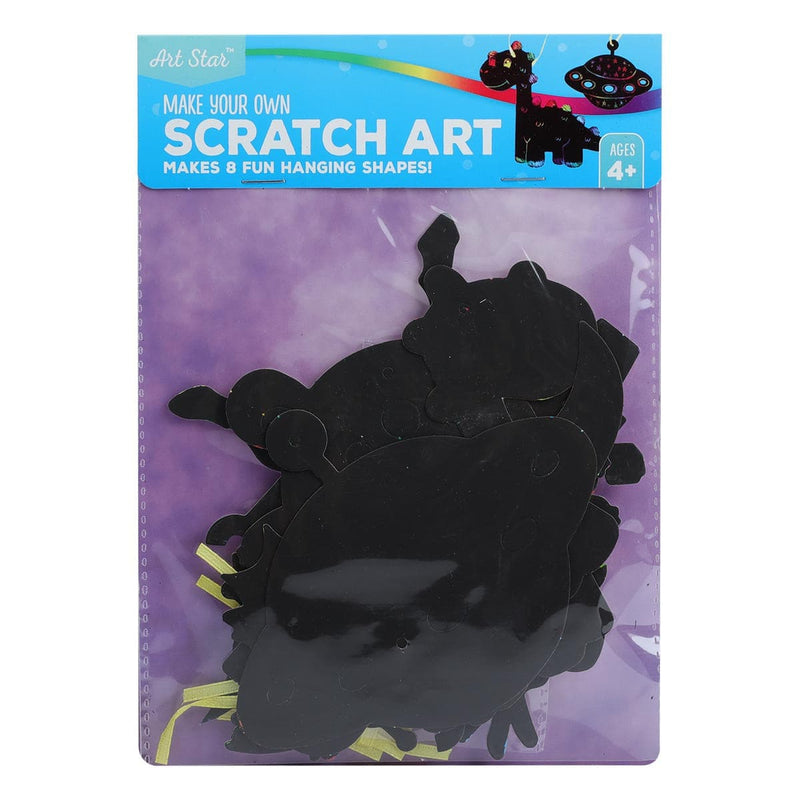 Black Art Star Make Your Own Scratch Art Kit Makes 8 Kids Craft Kits